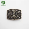 High Quality Zinc Alloy Custom Printing Logo Metal Belt Buckle for Men