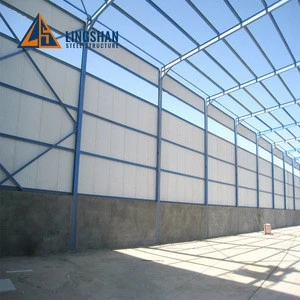 High quilt Prefab Warehouse Steel Structures building shed workshop construction costs for sale