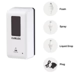 Home Battery Charging Rechargeable Wall Mount Touchless Automatic Antibacterial Gel Hand Sanitizer Dispenser Soap