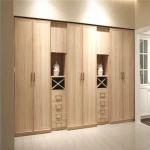 Home furniture modern style frosted glass/mirror sliding door closets wardrobe for  you