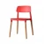 Import home living dining room restaurant sillas abs plastic chair with solid wood legs from China