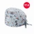 Import Hospital Hats Black Printing Tieback cotton Pet nurse Medical Surgical Caps from China