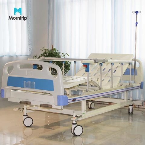 Hospital Rehabilitation Equipment Hot Selling Medical Mult-Function Manual 2 Crank Nursing Patient Sickbed