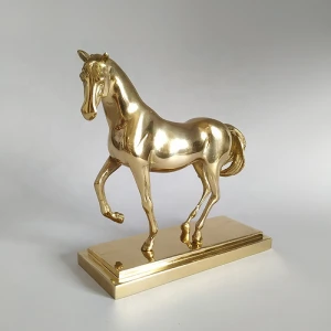 hot modern metal art decor sculpture  copper animal  brass horse sculpture