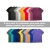 Import Hot Sale 100% Cotton Anti-Shrink Ladies Tshirts Man Non-Defrmation Blank T Shirts from China