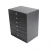 Import Hot Sale 6 Layers Stand Up Wooden Leather Combined Jewellery Boxes Organizer With Many Compartments from China
