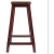 Import Hot Sale Cheap Simple Unique Furniture Black Portable Walnut Solid Wooden Chair Bar Stool from China