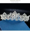 Hot Sale Fashion European Wedding Tiara Tiara Crown With Stunning Rhinestones