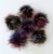 Import Hot sale good price colorful faux fur ball10cm Artificial Fur Pompoms with elastic band from China