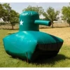 Hot sale inflatable tank air sealed tank shape inflatable paintball bunker for outdoor game