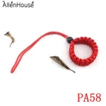hot sale orange paracord camera lanyard outdoor survival paracord camera hand wrist strap for girls