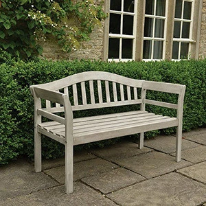 hot sale outdoor furniture wholesale solid wood back garden benches
