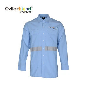 Hot sale professional OEM long sleeves reflective work shirt uniforms for security guard