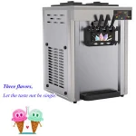 HOT SALE Soft Ice Cream Machine 3-flavor Frozen Ice Cream Yogurt Maker With 20L/H LCD Display