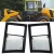 Import Hot sales construction vehicle cab window excavator windows from China