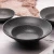 Import Hot sell restaurant dessert black color ceramic plates sets dinnerware from China