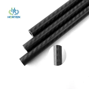 Hot selling 6*12*1000mm 3k carbon fiber threaded pipe tube