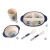 Import Hot Selling Bamboo Fiber Kids Dinner Plate Set from China