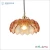 Import Hot Selling China Made E27 Pure Copper Lampholder Amber Petal Glass Pendant light from China