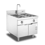 Hot-selling commercial Restaurant hotel kitchen equipment stainless steel electric pasta cooker with cabinet