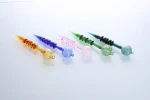 Hot selling good quality murano lampwork glass smoking accessories glass dabber tool