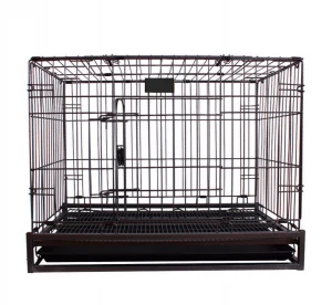 Hot selling high quality foldable metal wire dog animal cages pet cages carriers  from China