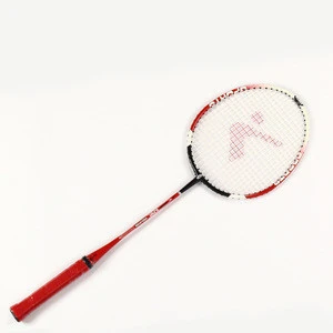Hot selling high quality lovers alloy durable printing badminton racket training set