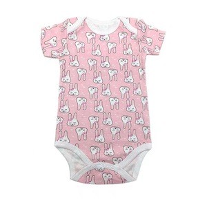 Hot Selling Infant&amp;Toddler Clothes Comfortable Pure Cotton summer Baby Girl Clothes Romper