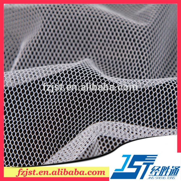 Hot selling polyester mesh fabric white net fabric in stock