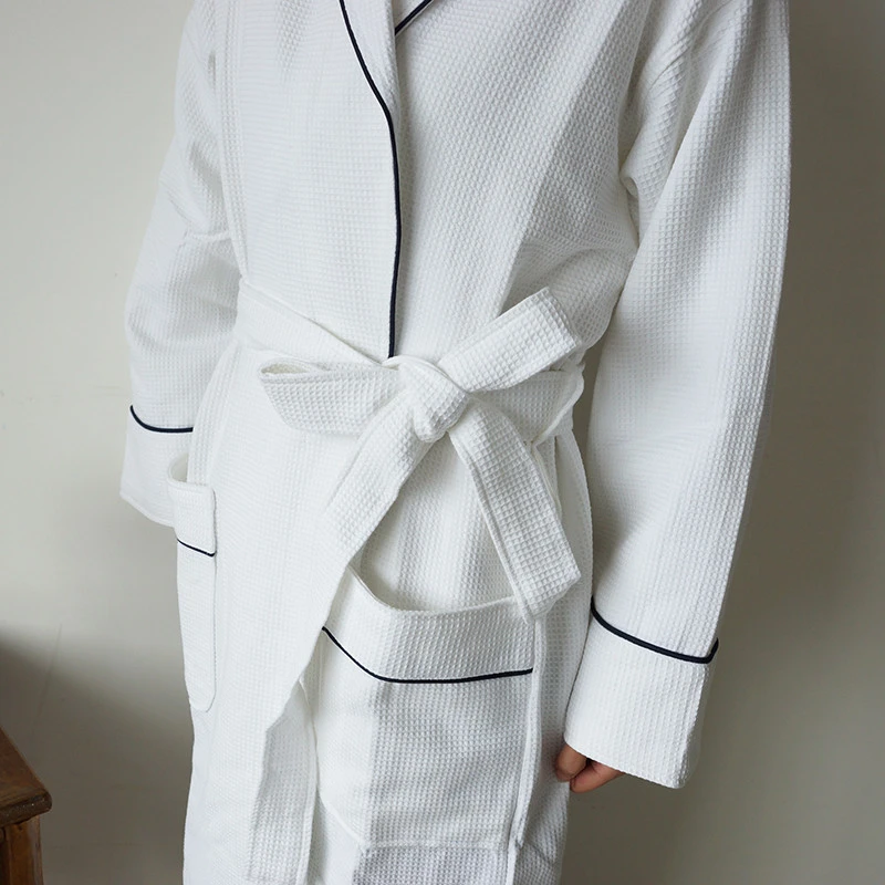 Hotel home style waffle bath robe make your own bathrobe