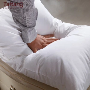 Hotel Home Wholesale White 100% Cotton Filling Super Soft 5 Star Hotel Quality Pillow