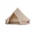 Import Hotsales luxury bell tent tourism project glamping tent hotel cotton canvas fabric waterproof resort bell tents from China