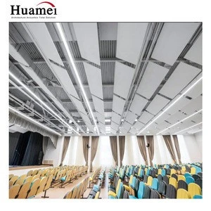 Huamei fiberglass acoustic soundproofing material acoustic cloud