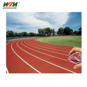 IAAF self-knot pattern plastic runway