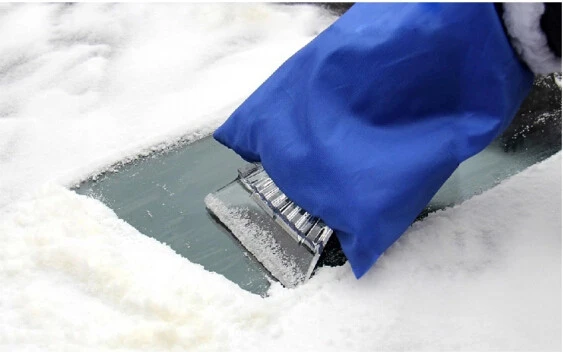 Ice Scraper for Car Windshield with Mitt for windows