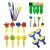 Import IN43773-26 29pcs Low MOQ Wholesale Art Supplies Paint Brush Set , Kids Art Hobby Craft Sponge Set from China