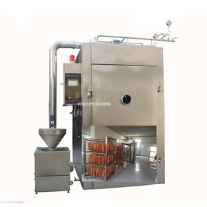 Industrial factory automatic sausage meat smokehouse,meat smoking house machine