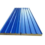 industrial fireproof wall panel rock wool sandwich panel