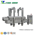 Industrial food continuous automatic Gas electric deep fryer