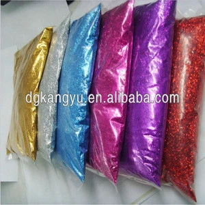 industrial glitter color acrylic powder used in crafts&arts stocks
