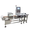 Inline checkweigher with production line metal detector food industry processing