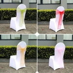 Ins Hot Forest BBQ Party Beach Garden Banquet Party Organza Fabric Decoration Wedding Chair Sashes