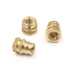 Insert knurled nuts brass hot melt Inset nuts heating molding copper thread Inserts nut