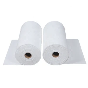Insulating ceramic fiber fireplace paper 1430 ceramic fiber paper refractory paper