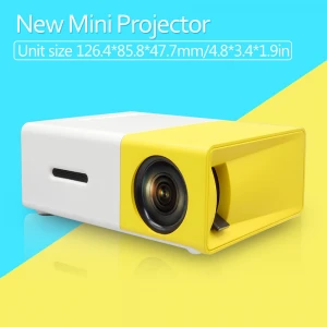 Intelligence Yellow mini projector