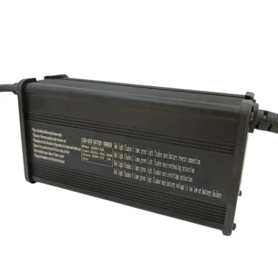 Intelligent Portable/60V12A/87.6V/Lead Acid Lithium/ LiFePO4 Battery Charger/for Lawn Tractor