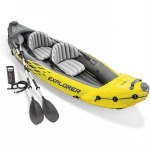 Intex 68307 Explorer K2 schlauchboot inflatable rowing boats, 2 people drop stitch tandem canoe kayak inflatable boat for sale