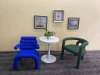 Italian Minimalist Hotel Clubhouse Sitting Room Single Chair