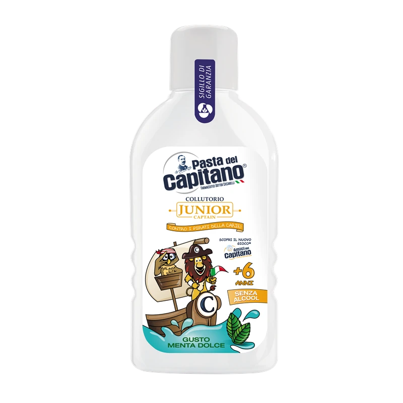 Italian mouthwash for kids +6 years free alcohol 400 ml