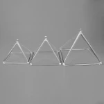 JD Crystal Singing for Healing and Sound Therapy Pyramids Quartz